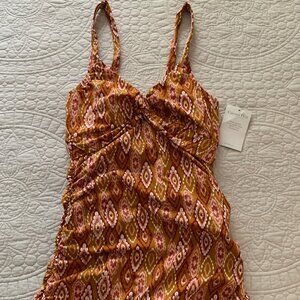 NWT Garnet Hill One Piece Bohemian Pattern Womens | Size 8